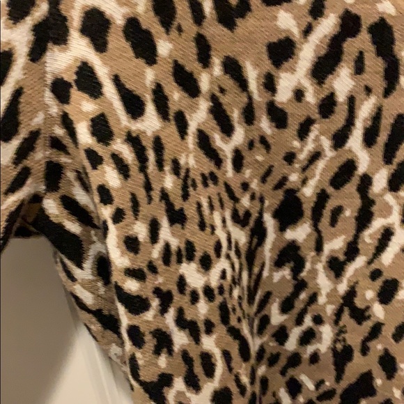 Banana Republic Leopard V-neck Sweater - Picture 2 of 4